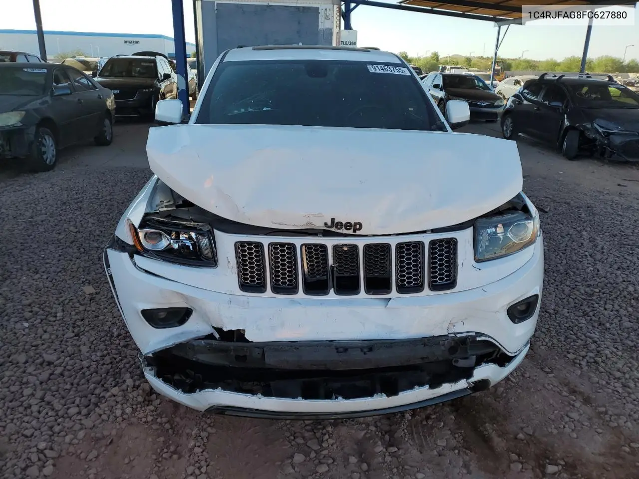 1C4RJFAG8FC627880 2015 Jeep Grand Cherokee Laredo