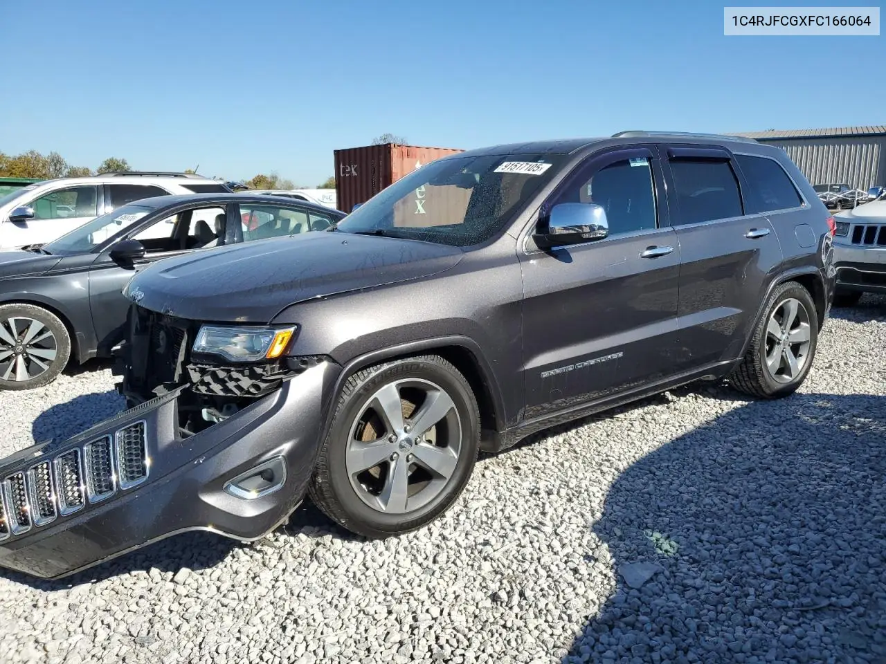 1C4RJFCGXFC166064 2015 Jeep Grand Cherokee Overland