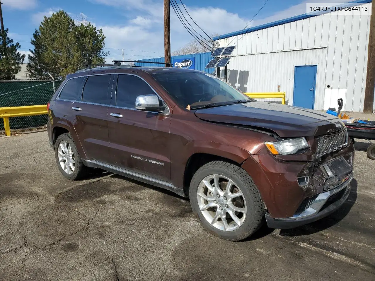 1C4RJFJTXFC644113 2015 Jeep Grand Cherokee Summit