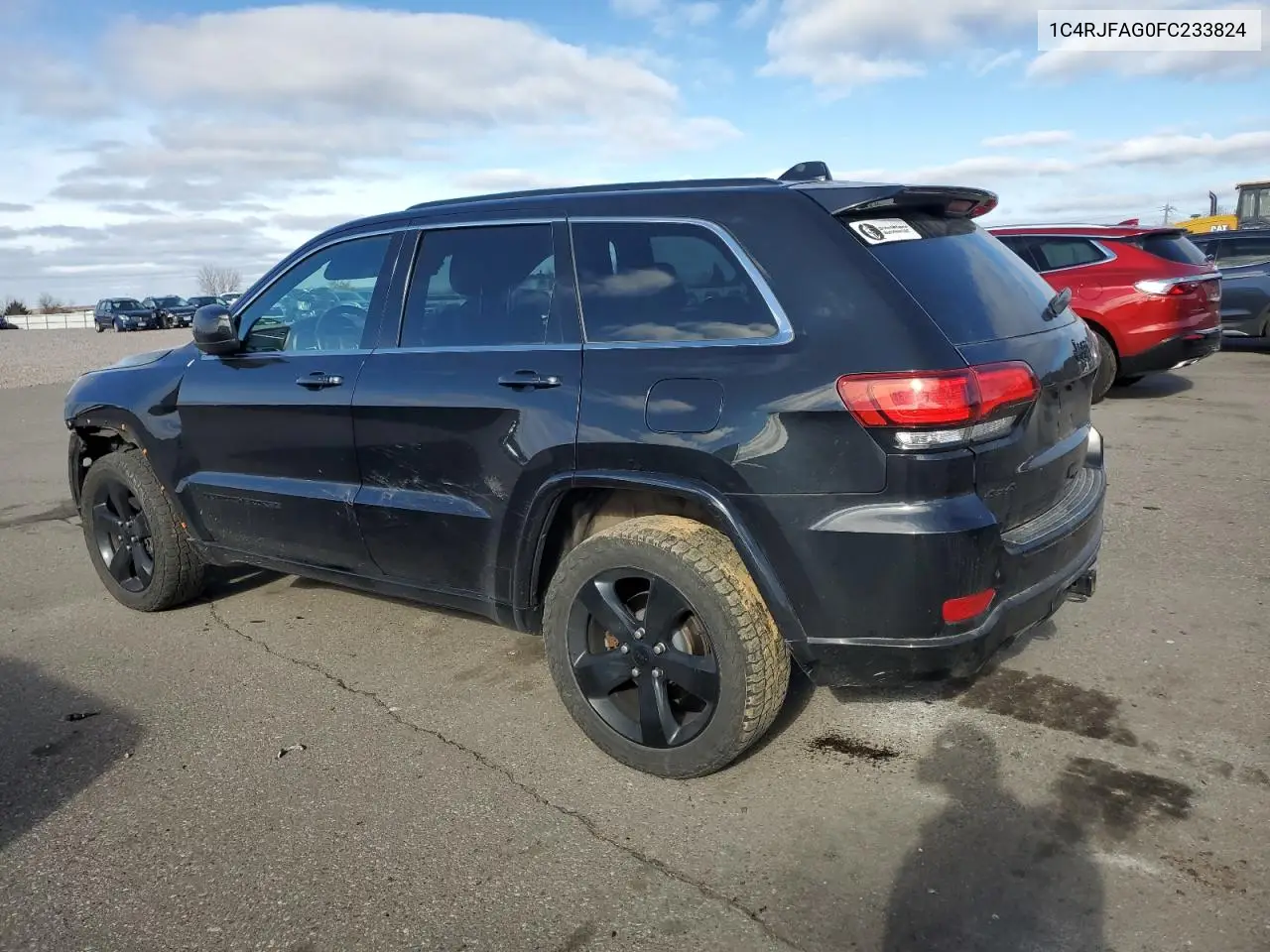 1C4RJFAG0FC233824 2015 Jeep Grand Cherokee Laredo