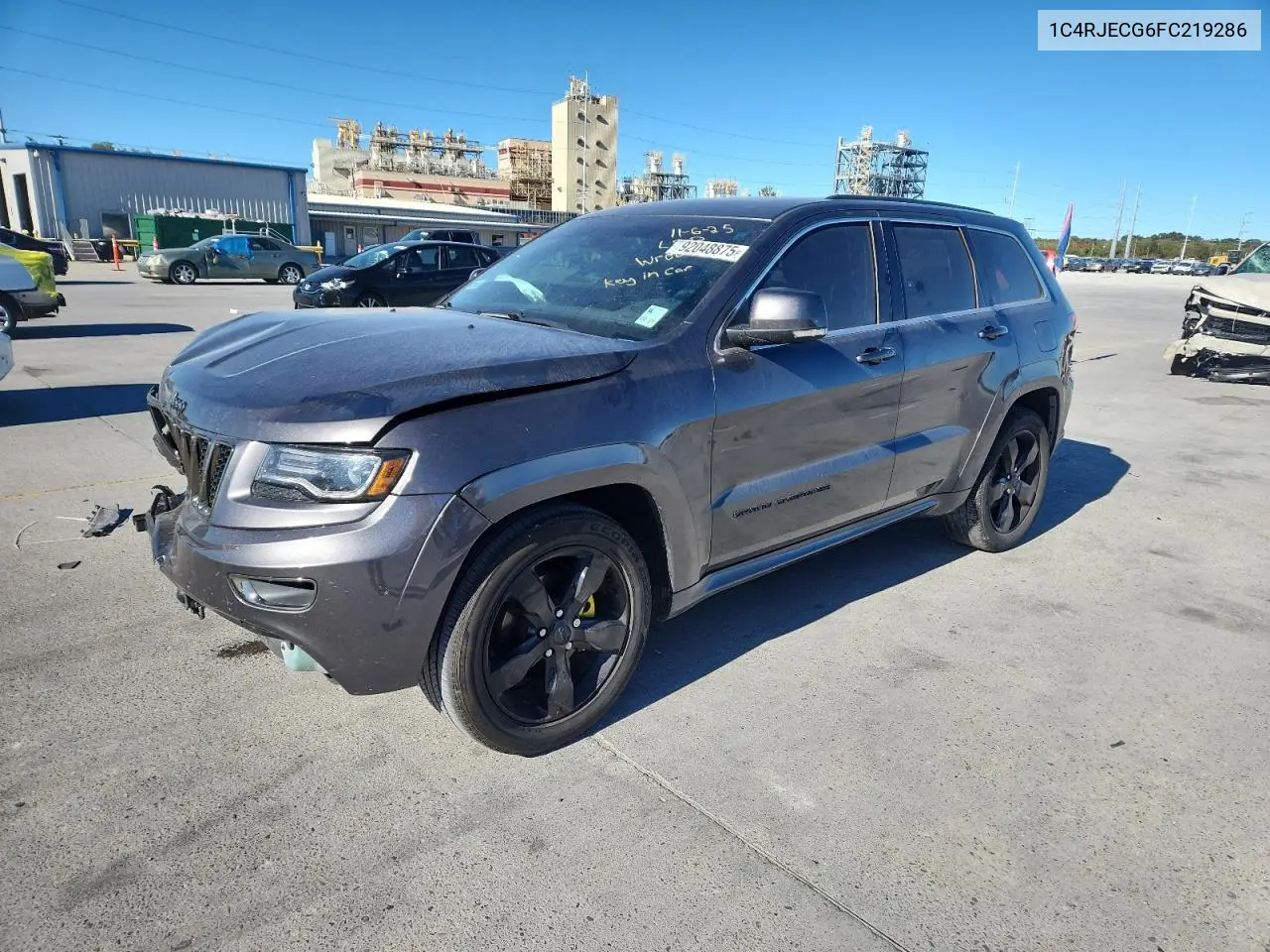 1C4RJECG6FC219286 2015 Jeep Grand Cherokee Overland