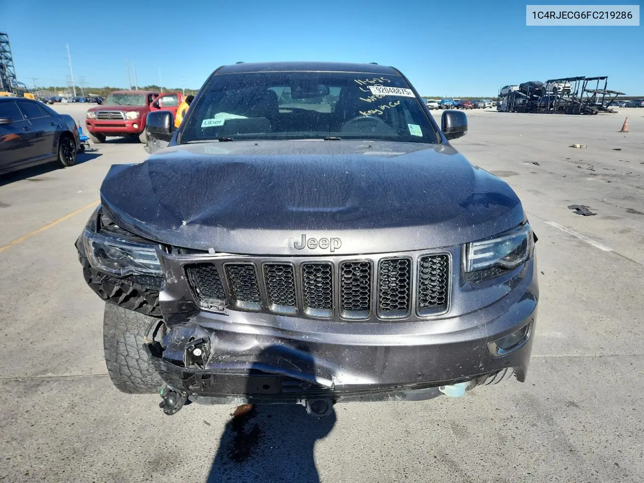 1C4RJECG6FC219286 2015 Jeep Grand Cherokee Overland