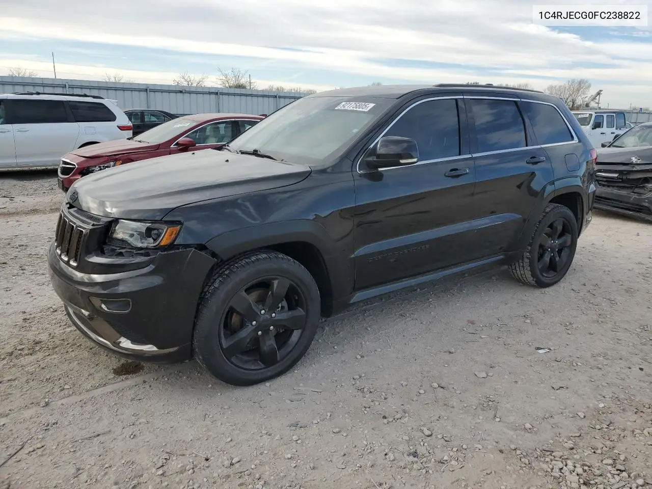 1C4RJECG0FC238822 2015 Jeep Grand Cherokee Overland