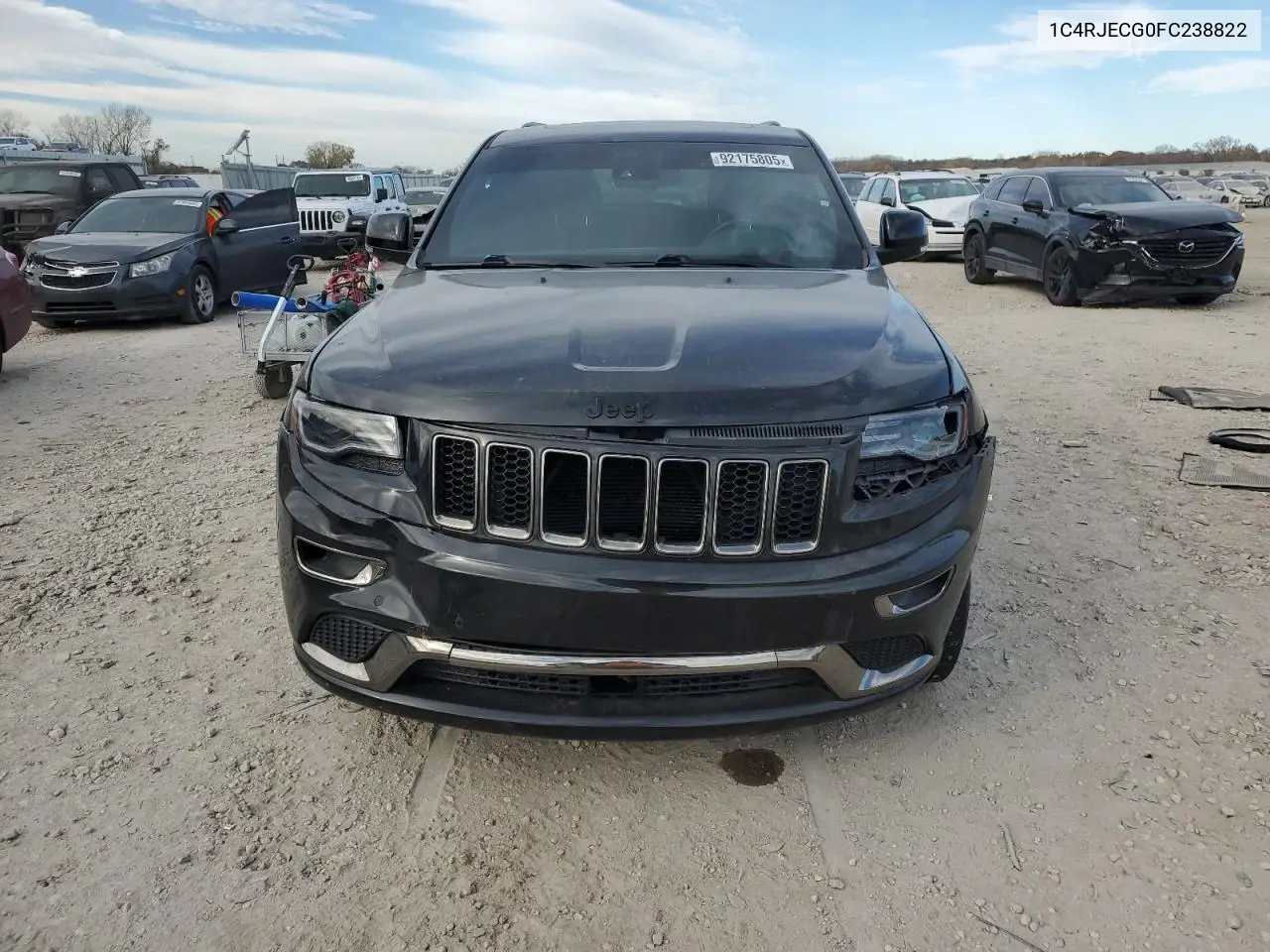 1C4RJECG0FC238822 2015 Jeep Grand Cherokee Overland