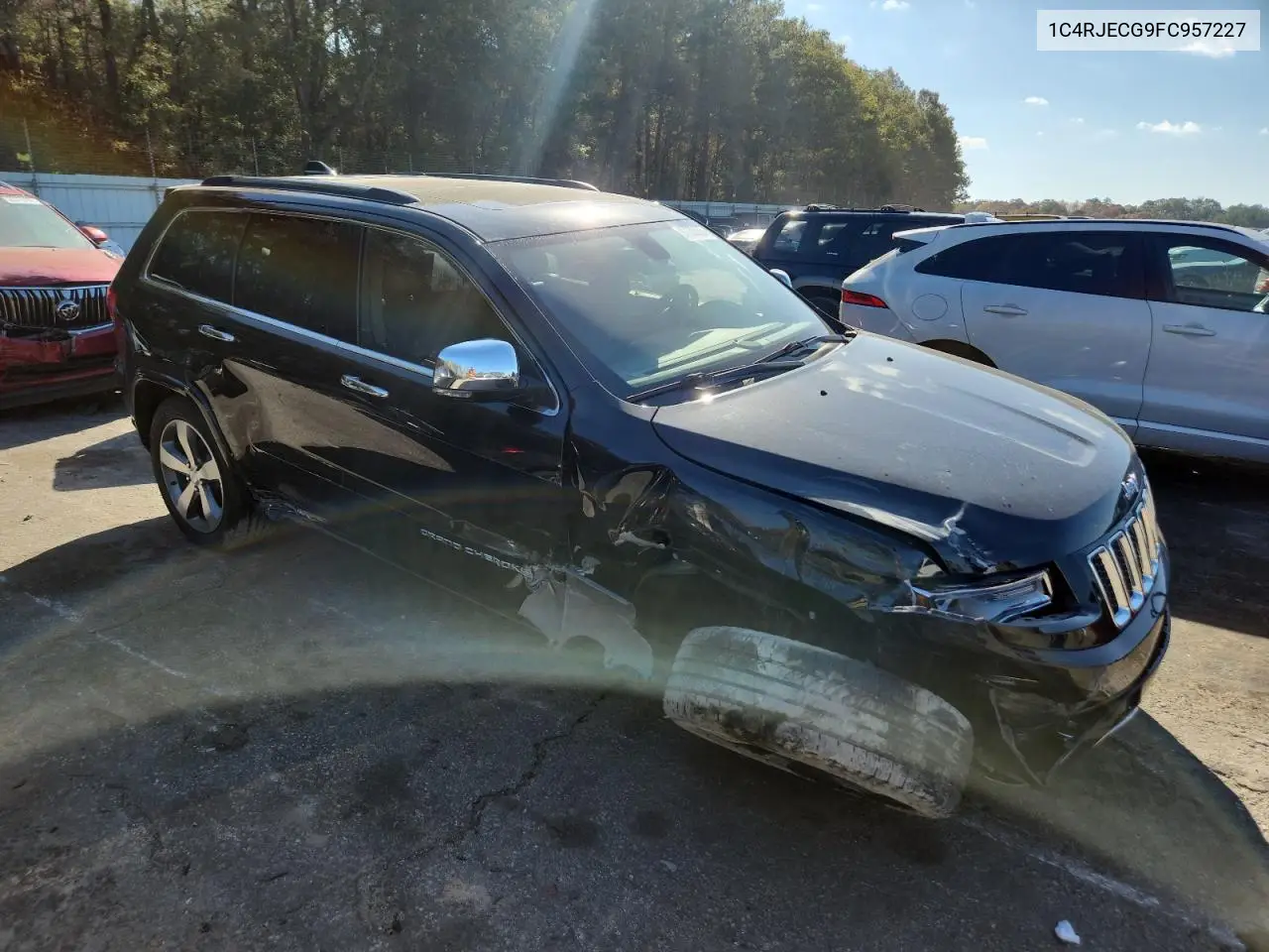 1C4RJECG9FC957227 2015 Jeep Grand Cherokee Overland
