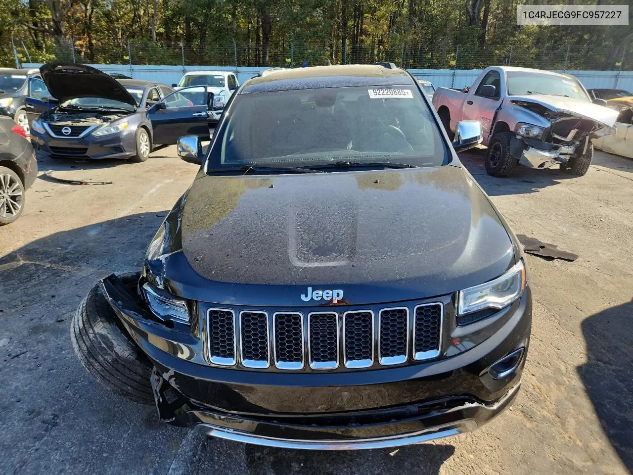 1C4RJECG9FC957227 2015 Jeep Grand Cherokee Overland
