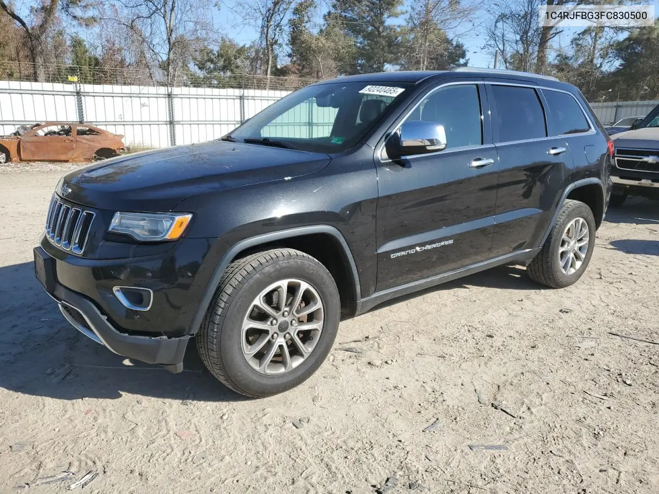 1C4RJFBG3FC830500 2015 Jeep Grand Cherokee Limited