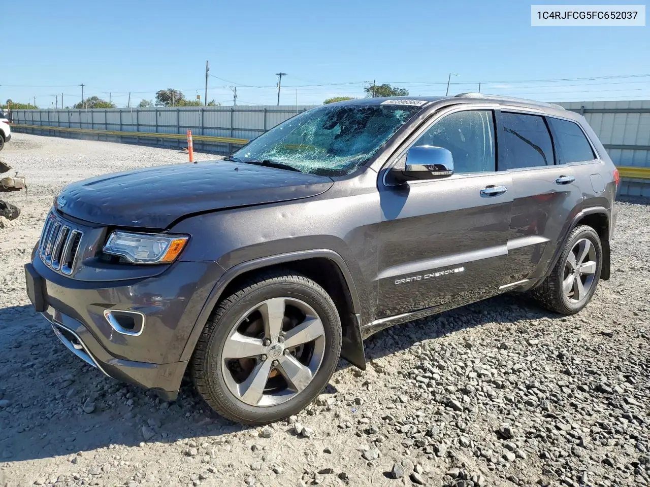 1C4RJFCG5FC652037 2015 Jeep Grand Cherokee Overland