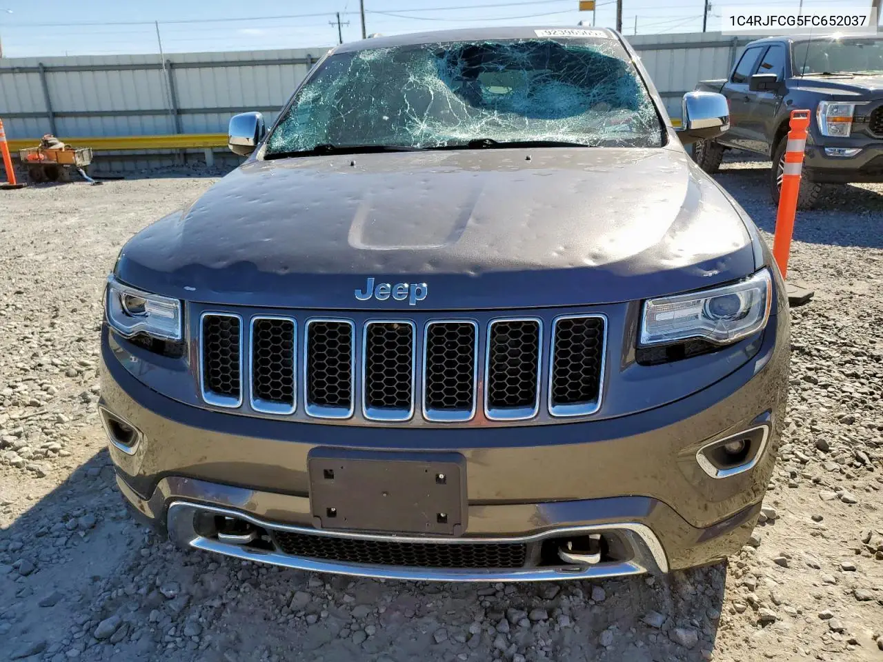 1C4RJFCG5FC652037 2015 Jeep Grand Cherokee Overland