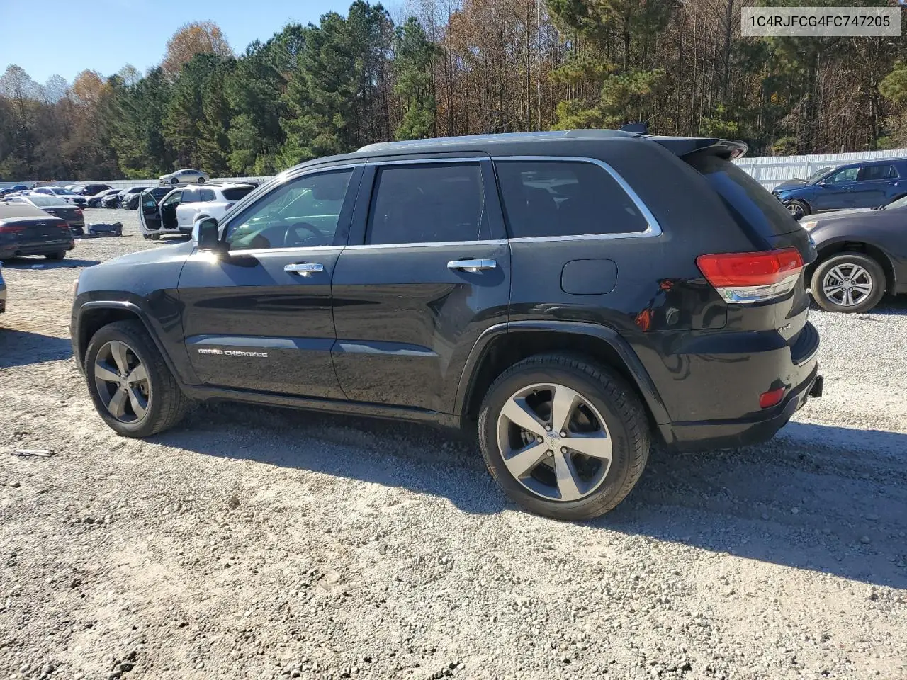 1C4RJFCG4FC747205 2015 Jeep Grand Cherokee Overland