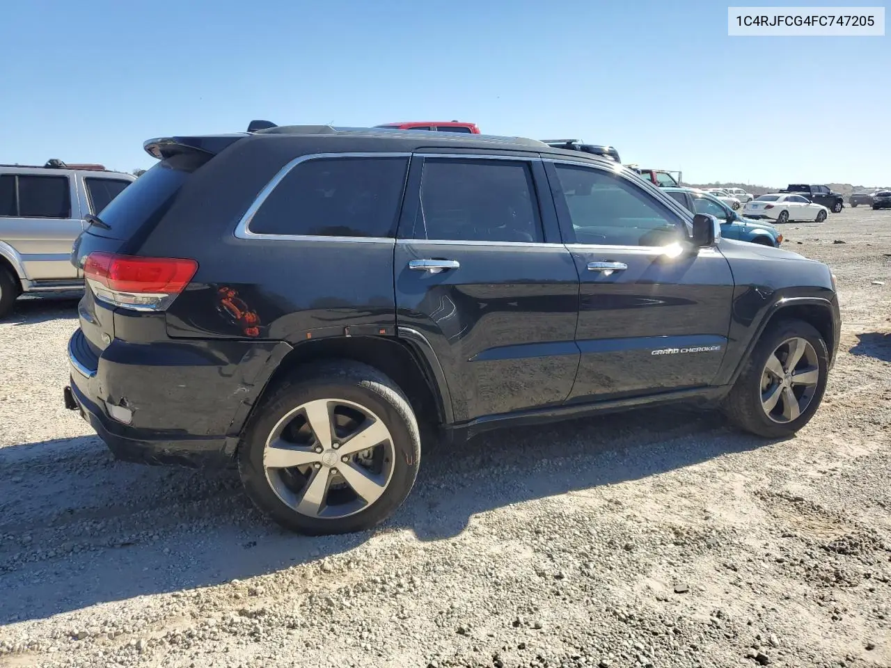 1C4RJFCG4FC747205 2015 Jeep Grand Cherokee Overland