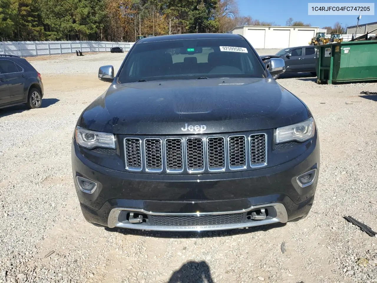 1C4RJFCG4FC747205 2015 Jeep Grand Cherokee Overland