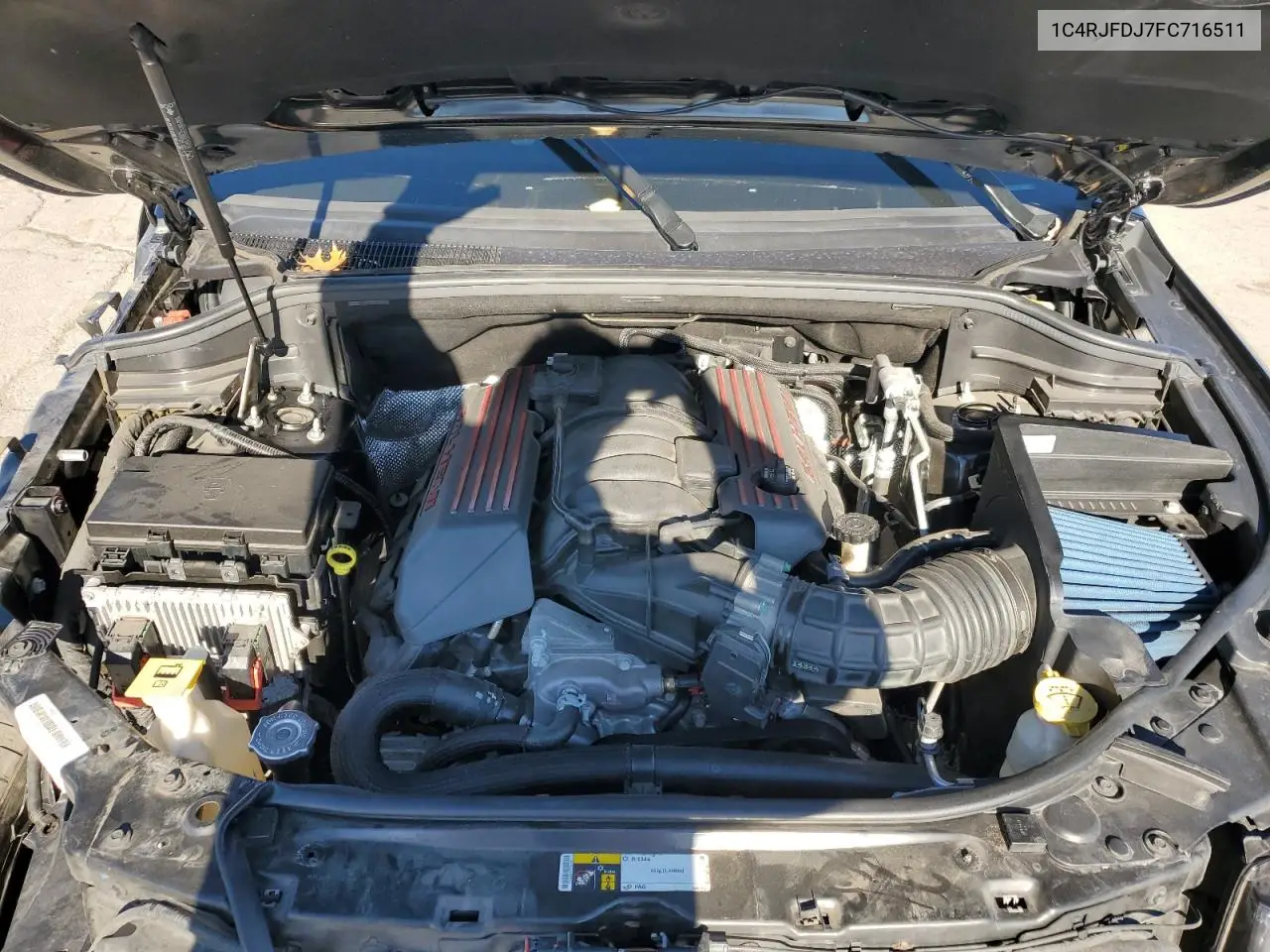 1C4RJFDJ7FC716511 2015 Jeep Grand Cherokee Srt-8