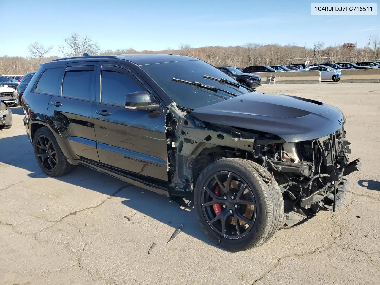 1C4RJFDJ7FC716511 2015 Jeep Grand Cherokee Srt-8