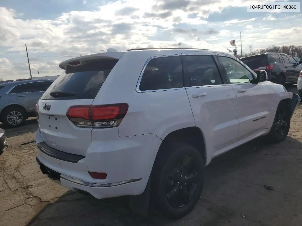 1C4RJFCG1FC148360 2015 Jeep Grand Cherokee Overland