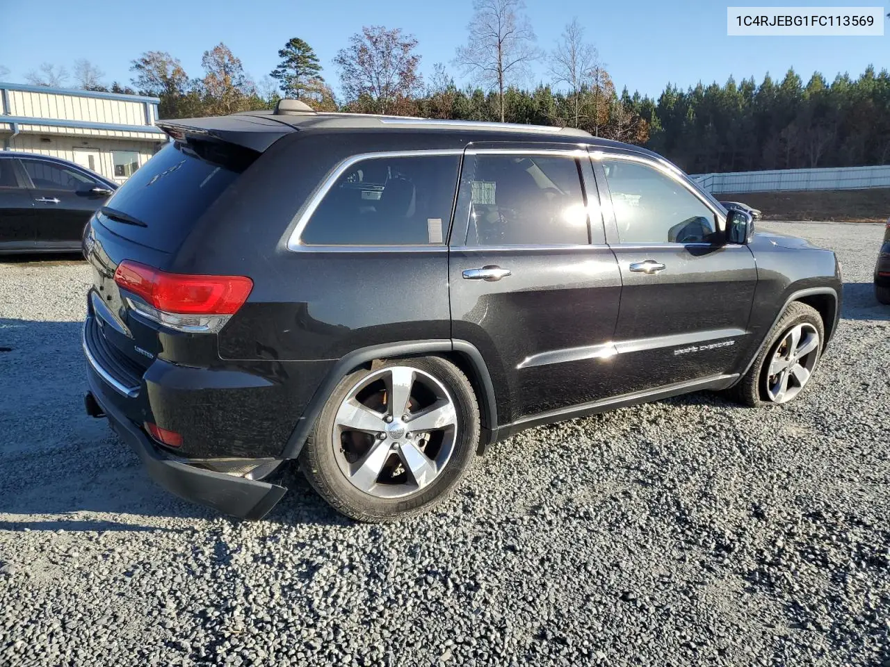 1C4RJEBG1FC113569 2015 Jeep Grand Cherokee Limited