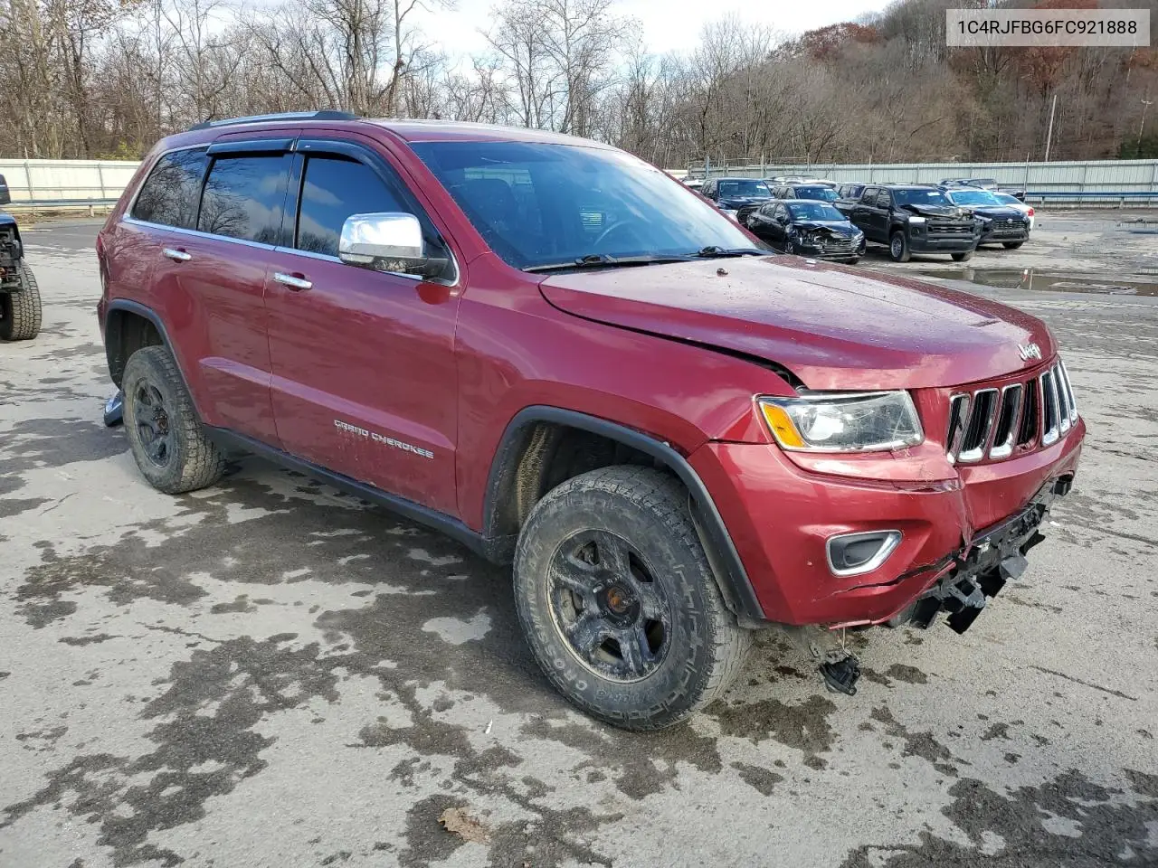 1C4RJFBG6FC921888 2015 Jeep Grand Cherokee Limited