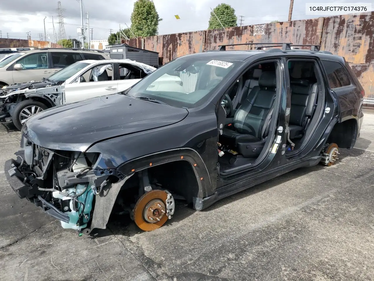 1C4RJFCT7FC174376 2015 Jeep Grand Cherokee Overland