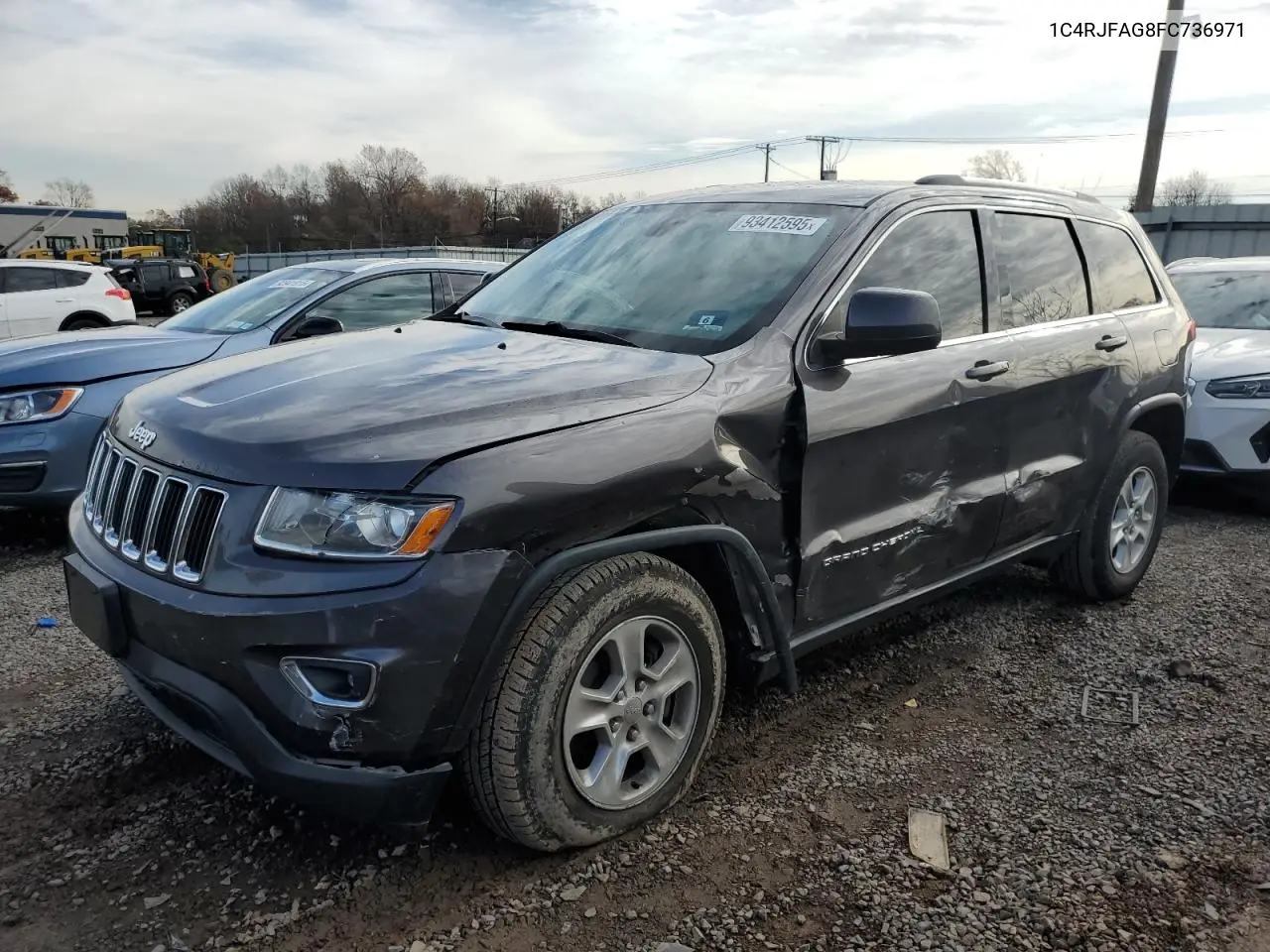 1C4RJFAG8FC736971 2015 Jeep Grand Cherokee Laredo