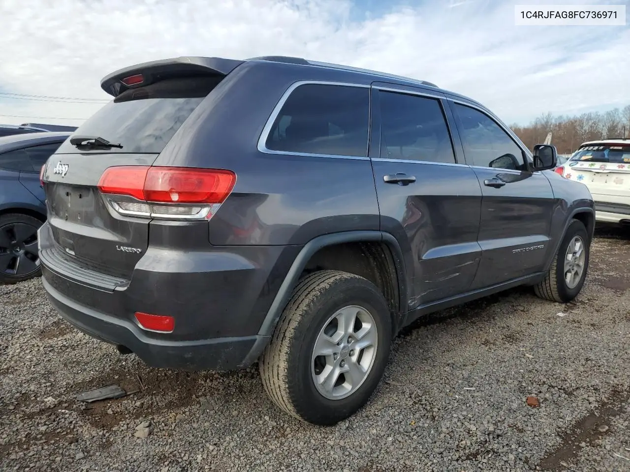 1C4RJFAG8FC736971 2015 Jeep Grand Cherokee Laredo