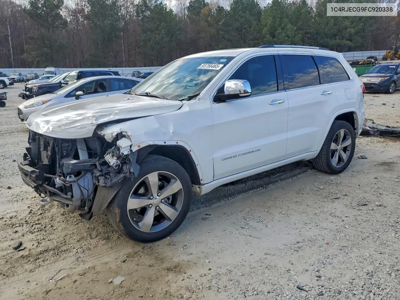 1C4RJECG9FC920338 2015 Jeep Grand Cherokee Overland