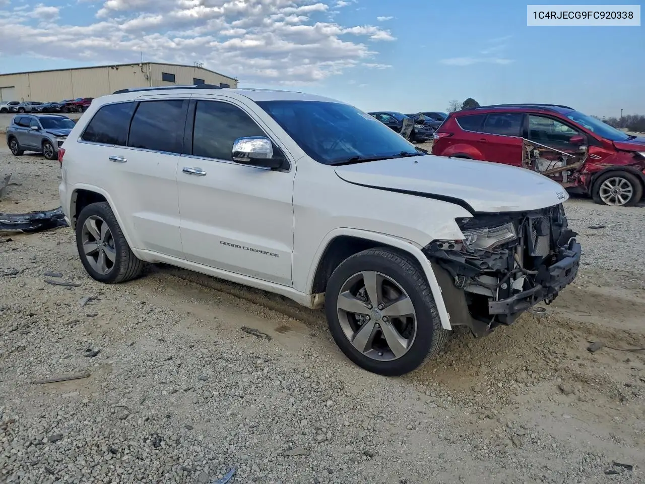 1C4RJECG9FC920338 2015 Jeep Grand Cherokee Overland