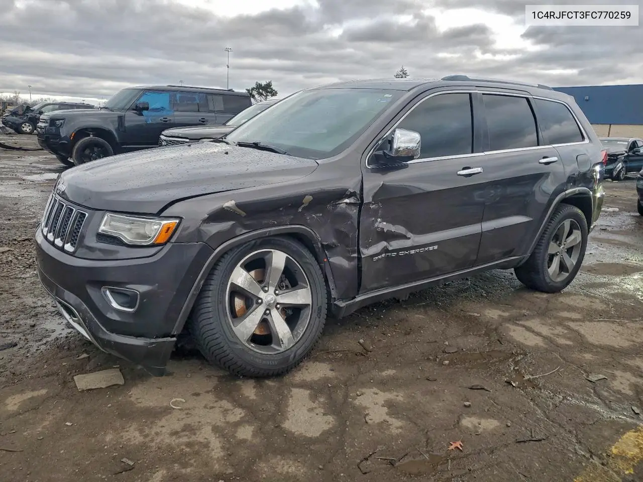 1C4RJFCT3FC770259 2015 Jeep Grand Cherokee Overland