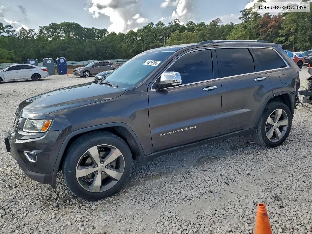 1C4RJEBG8FC700898 2015 Jeep Grand Cherokee Limited