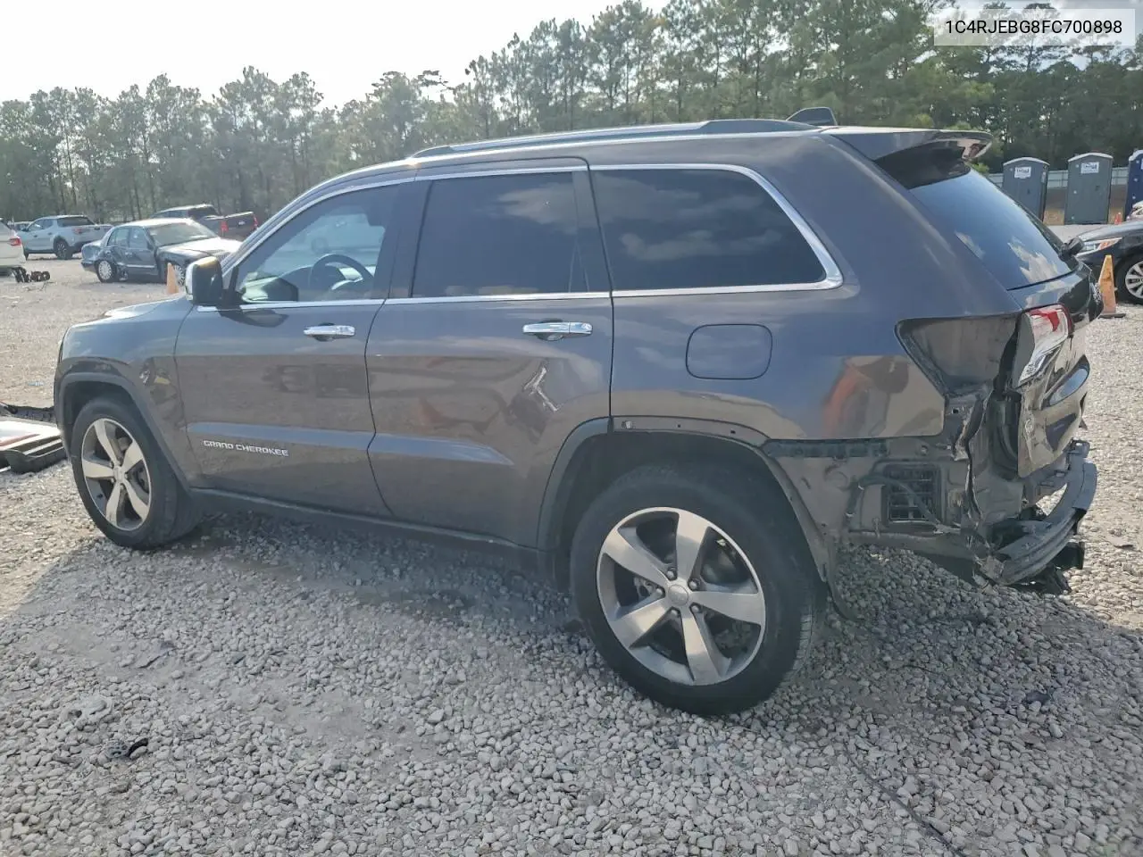 1C4RJEBG8FC700898 2015 Jeep Grand Cherokee Limited