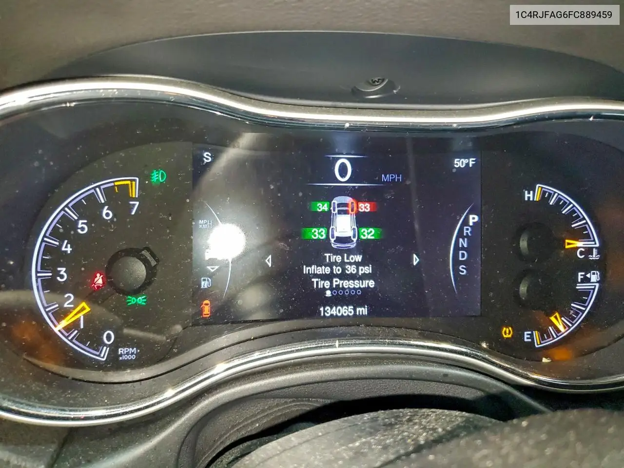 1C4RJFAG6FC889459 2015 Jeep Grand Cherokee Laredo