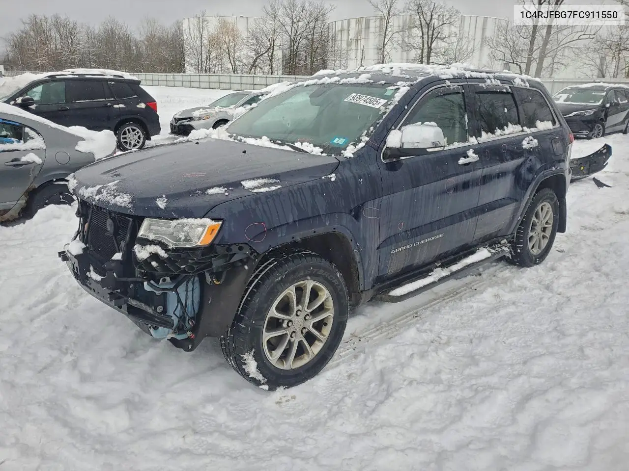 1C4RJFBG7FC911550 2015 Jeep Grand Cherokee Limited