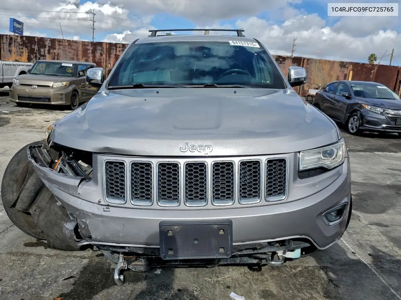 1C4RJFCG9FC725765 2015 Jeep Grand Cherokee Overland