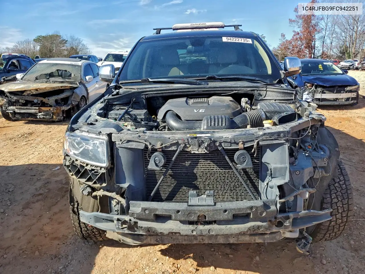 1C4RJFBG9FC942251 2015 Jeep Grand Cherokee Limited
