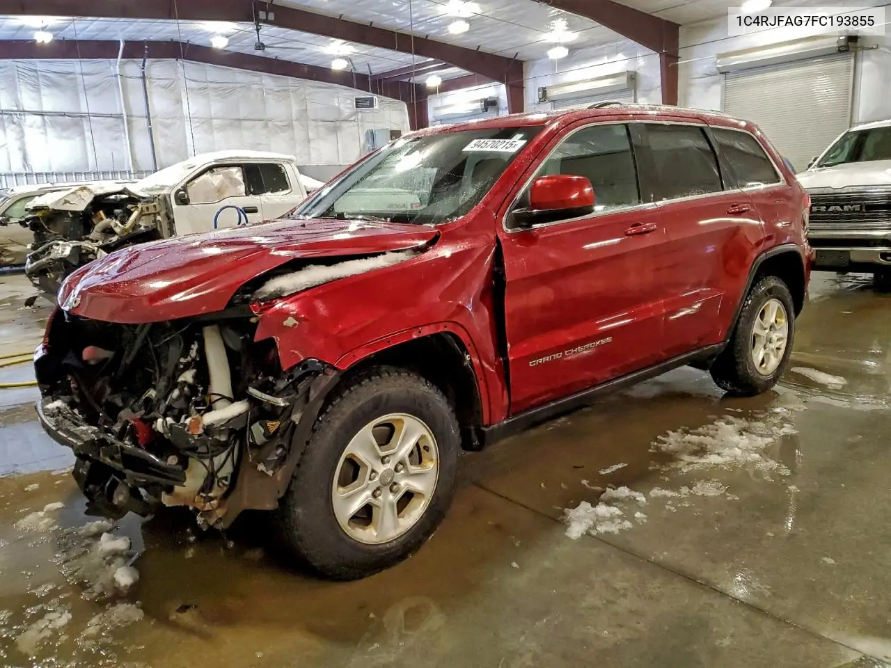 1C4RJFAG7FC193855 2015 Jeep Grand Cherokee Laredo