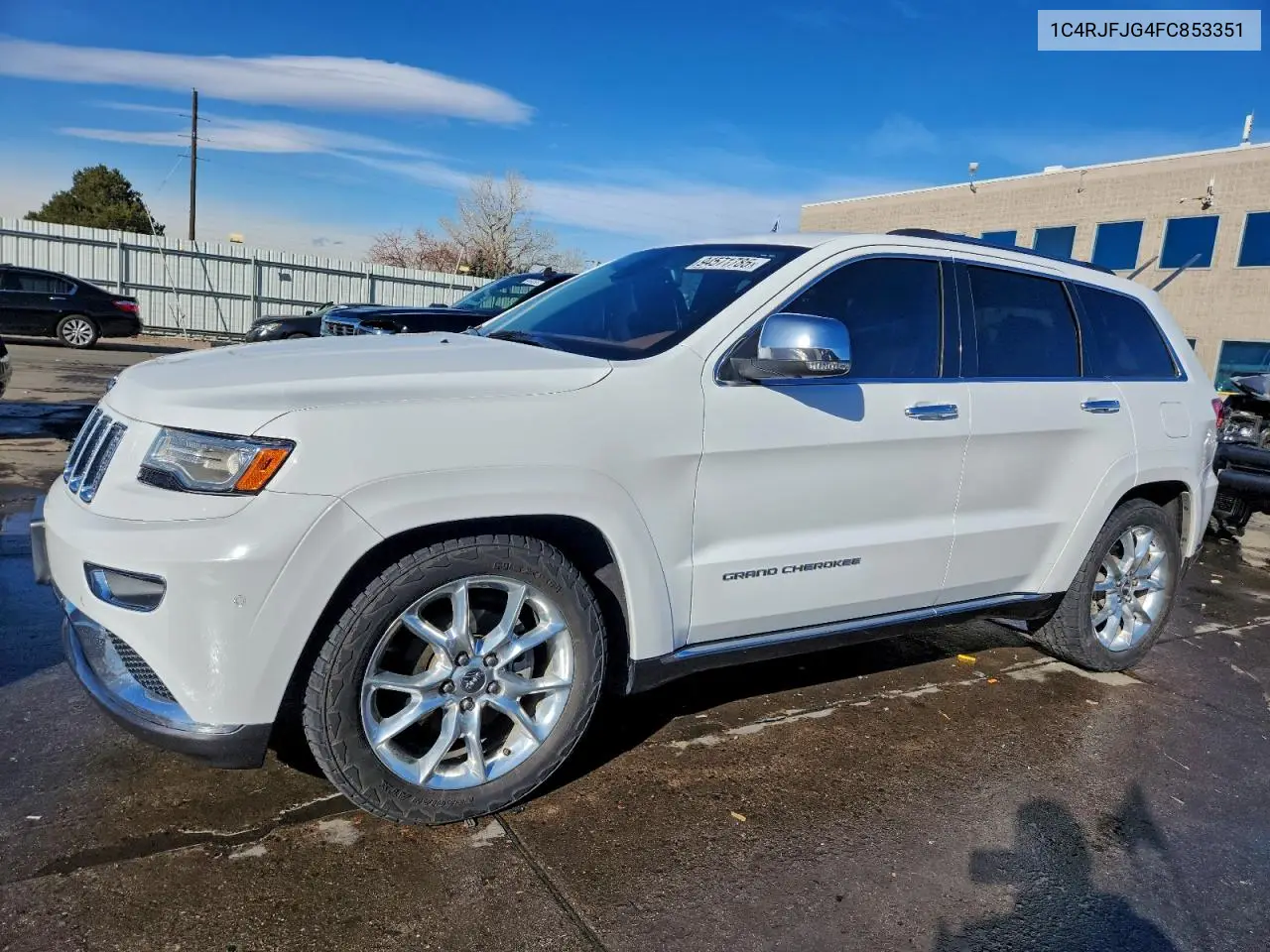 1C4RJFJG4FC853351 2015 Jeep Grand Cherokee Summit