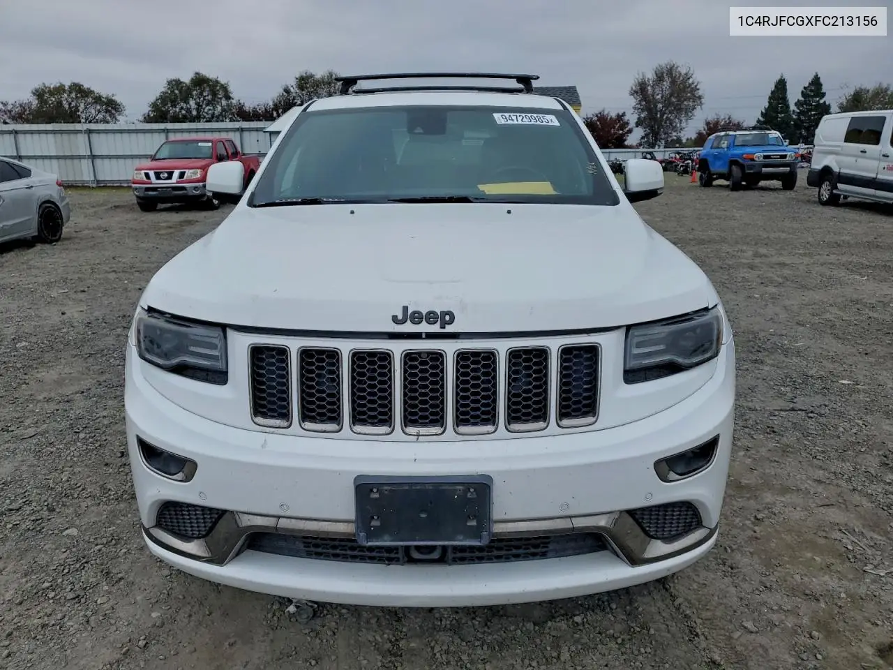 1C4RJFCGXFC213156 2015 Jeep Grand Cherokee Overland