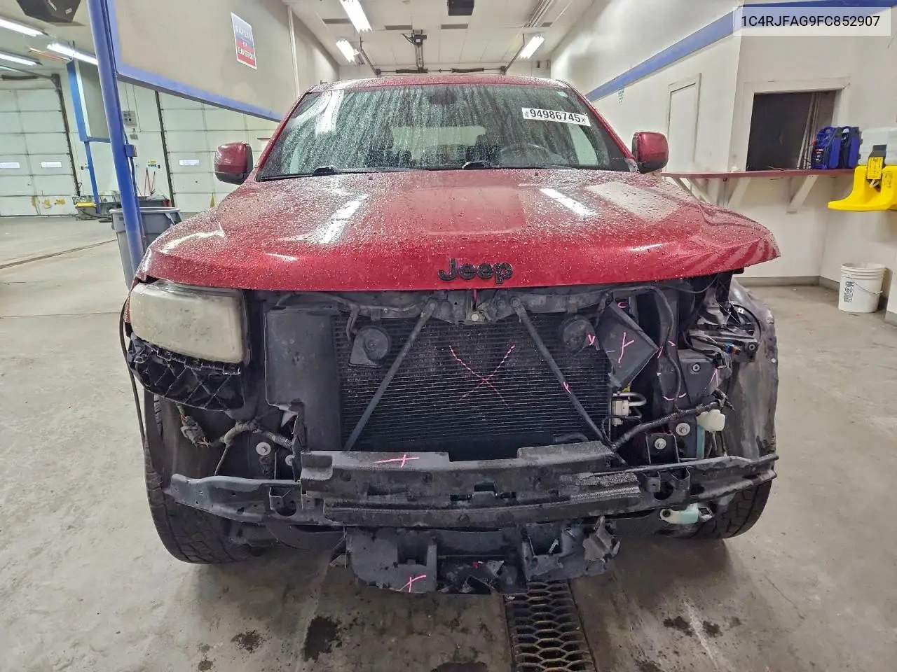 1C4RJFAG9FC852907 2015 Jeep Grand Cherokee Laredo