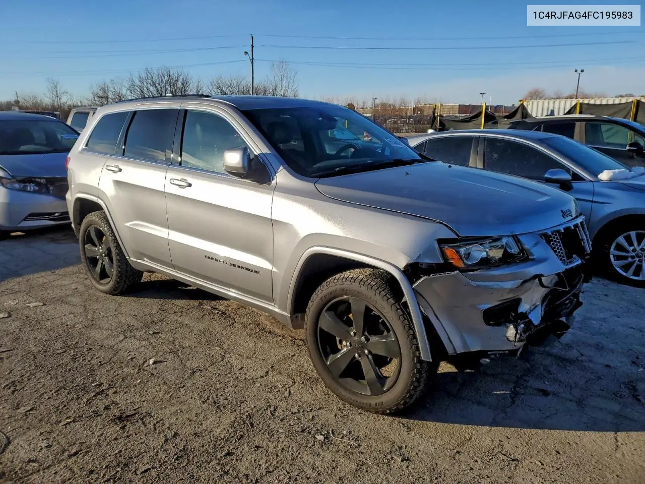 1C4RJFAG4FC195983 2015 Jeep Grand Cherokee Laredo