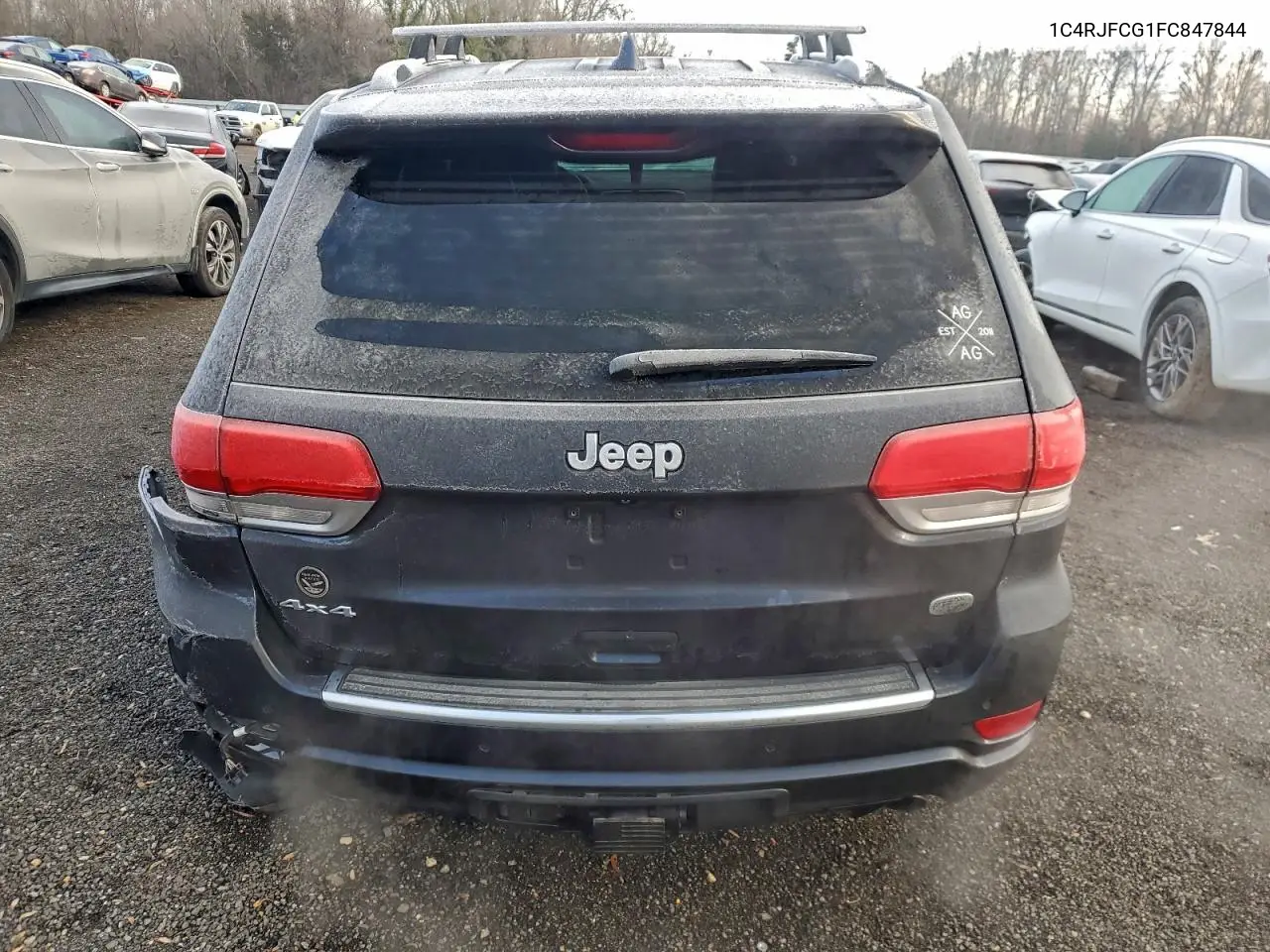 1C4RJFCG1FC847844 2015 Jeep Grand Cherokee Overland