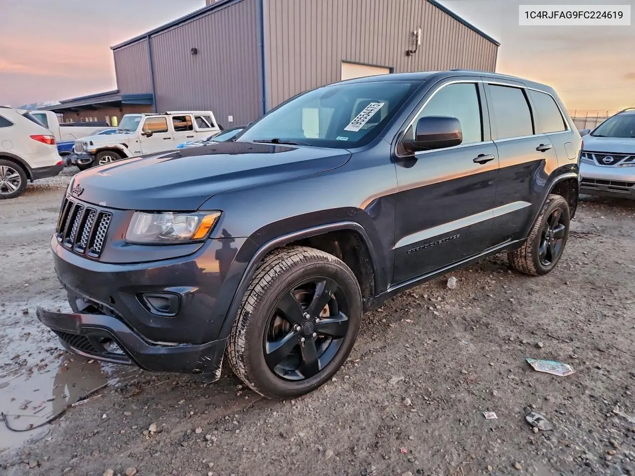1C4RJFAG9FC224619 2015 Jeep Grand Cherokee Laredo