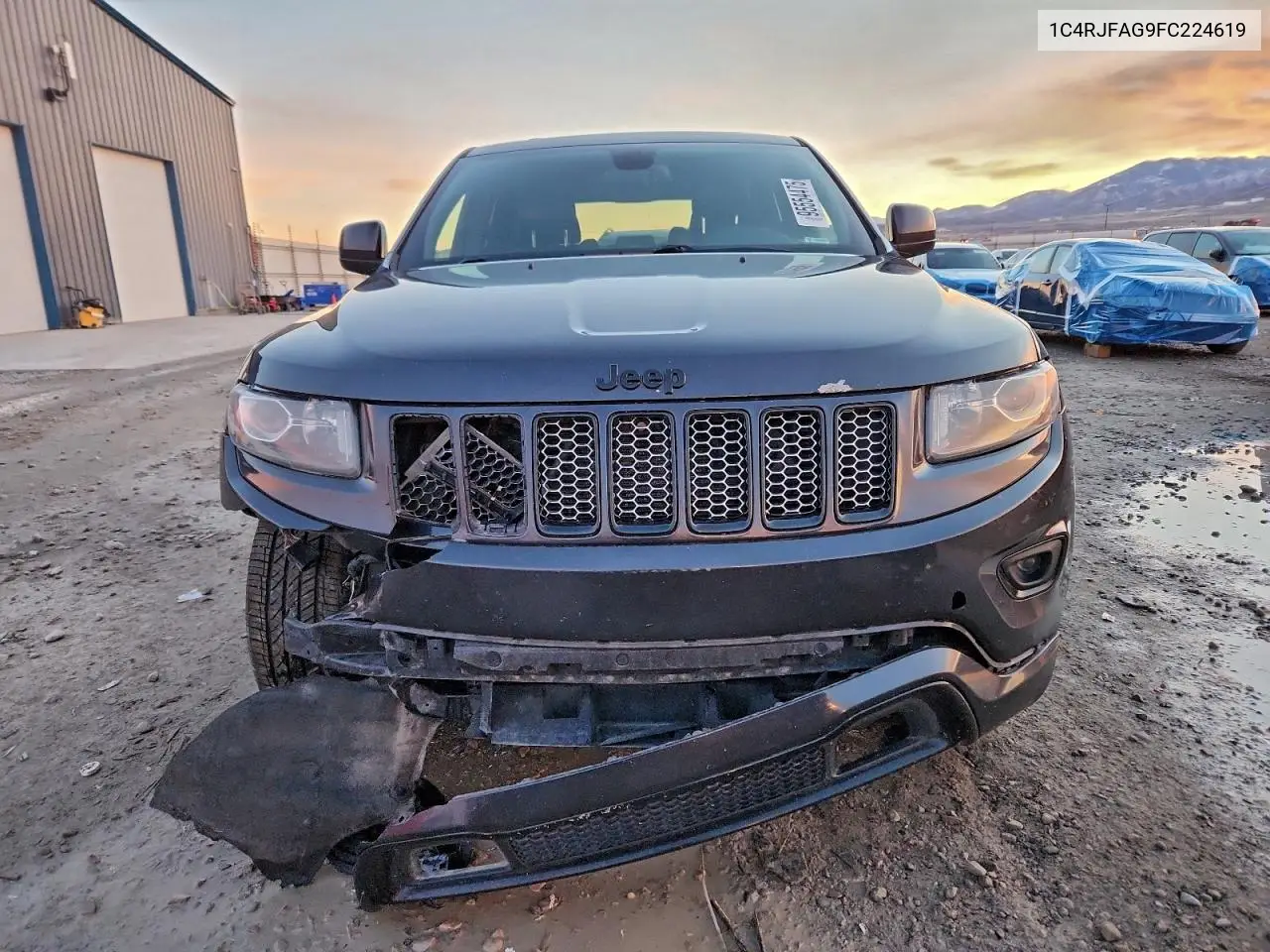 1C4RJFAG9FC224619 2015 Jeep Grand Cherokee Laredo
