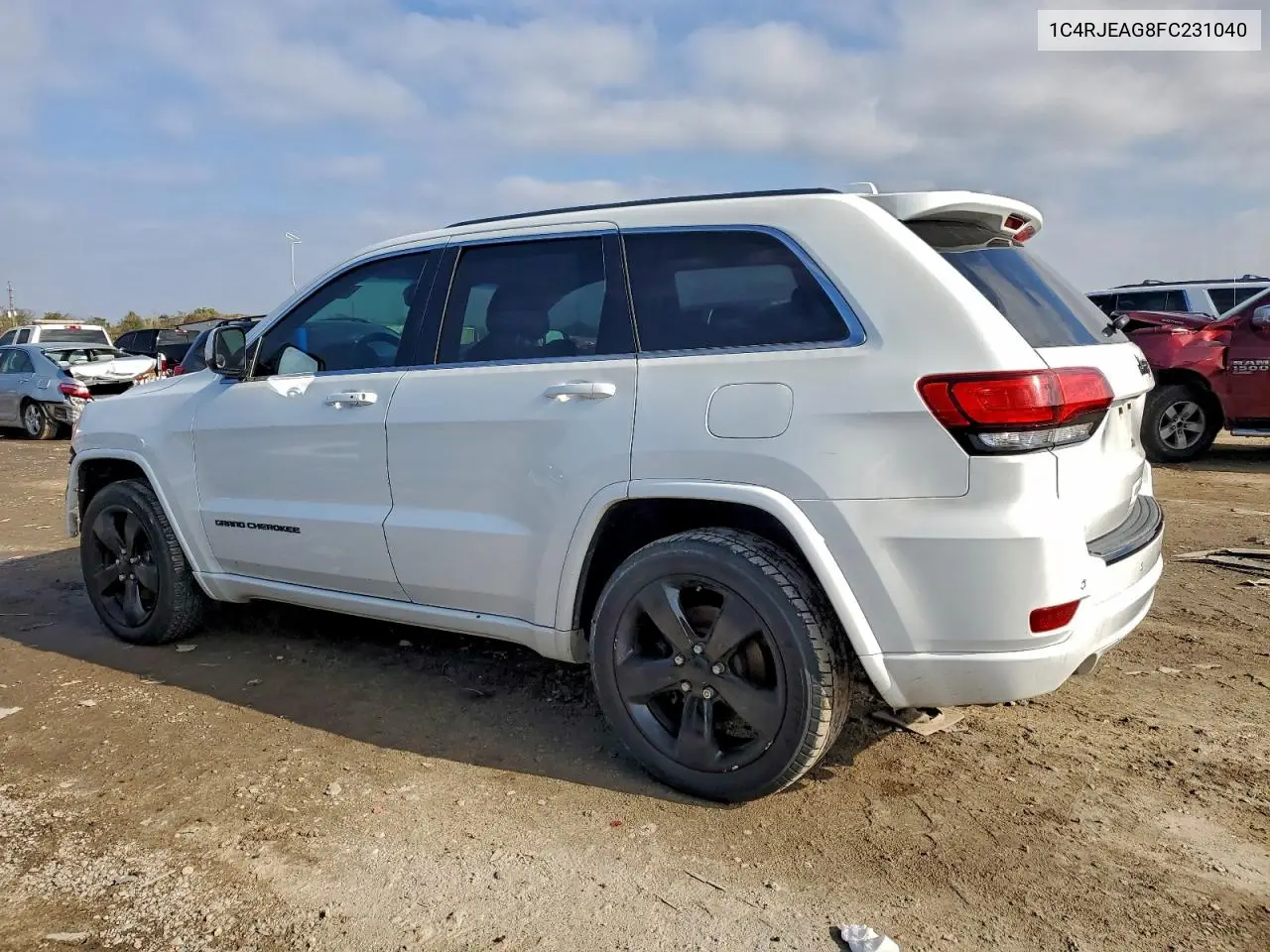 1C4RJEAG8FC231040 2015 Jeep Grand Cherokee Laredo