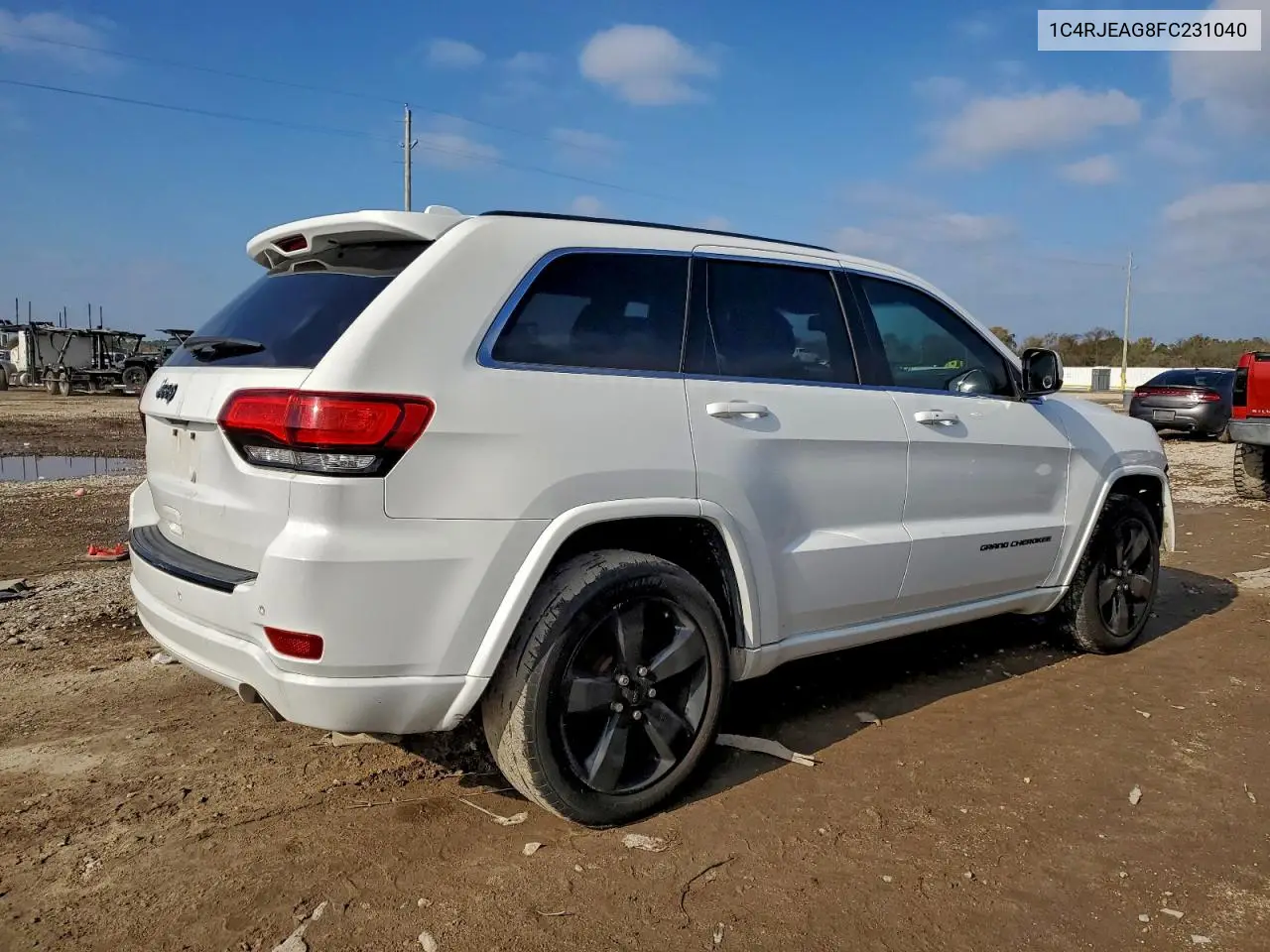 1C4RJEAG8FC231040 2015 Jeep Grand Cherokee Laredo