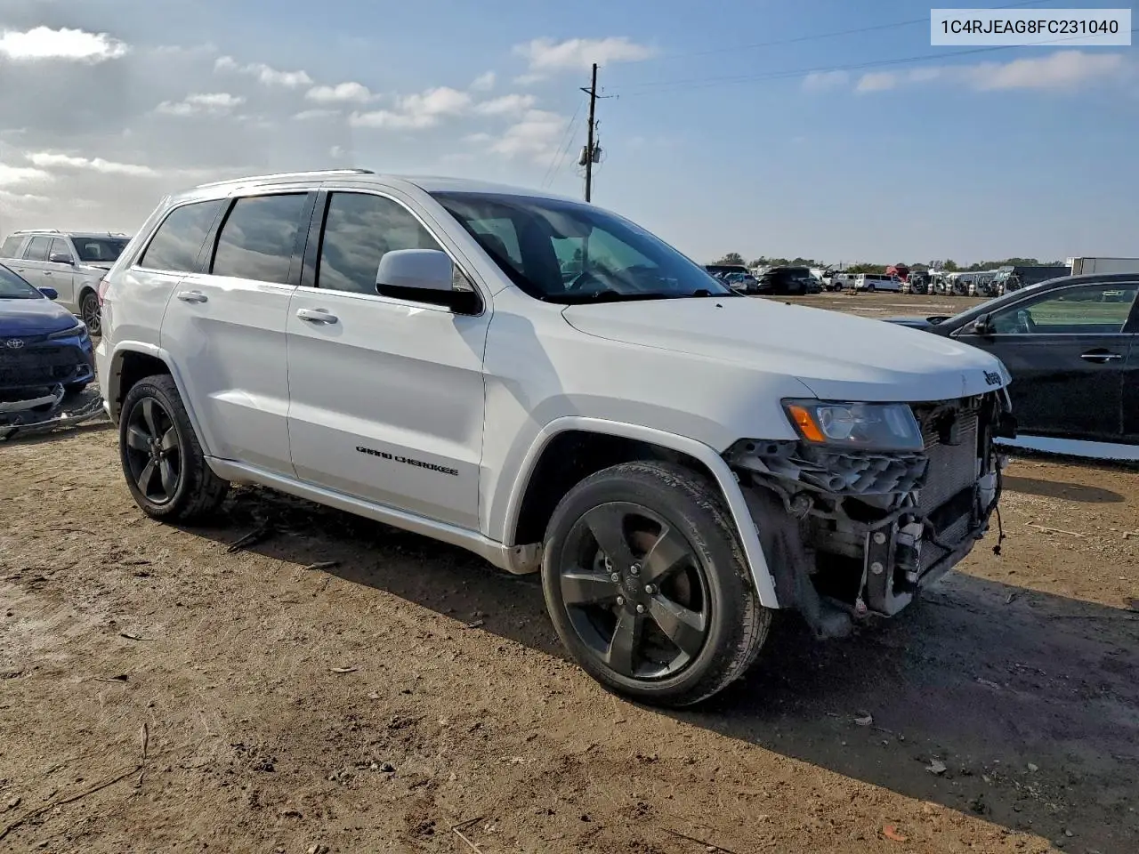 1C4RJEAG8FC231040 2015 Jeep Grand Cherokee Laredo