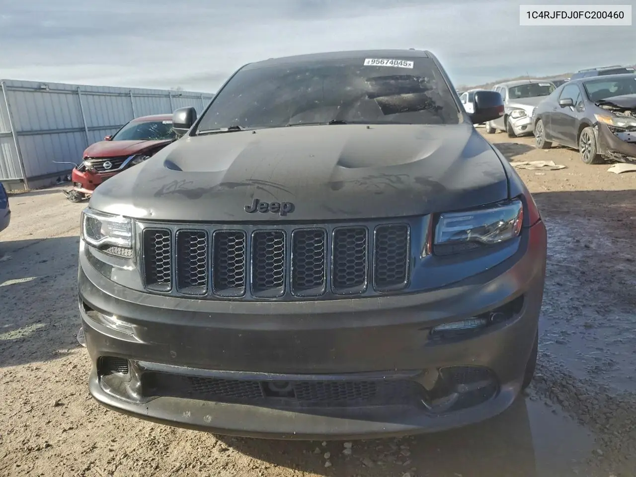 1C4RJFDJ0FC200460 2015 Jeep Grand Cherokee Srt-8