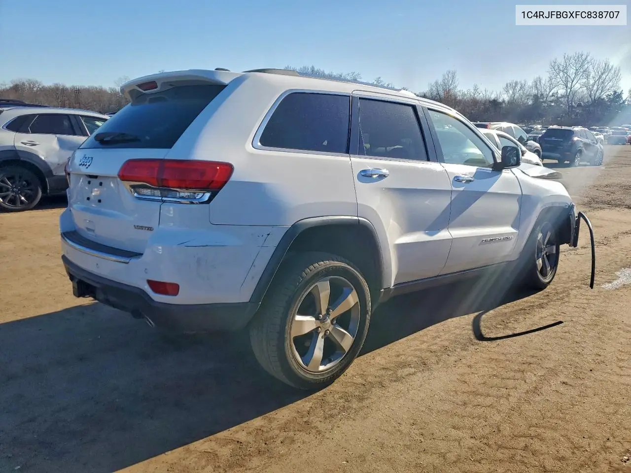 1C4RJFBGXFC838707 2015 Jeep Grand Cherokee Limited