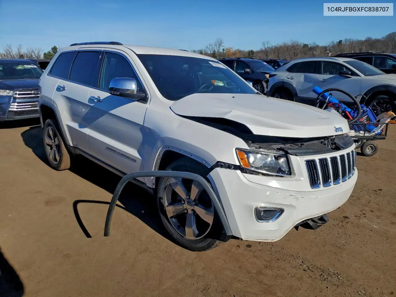 1C4RJFBGXFC838707 2015 Jeep Grand Cherokee Limited