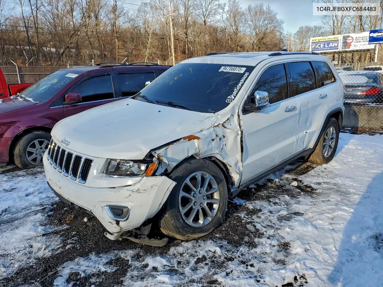 1C4RJFBGXFC684483 2015 Jeep Grand Cherokee Limited
