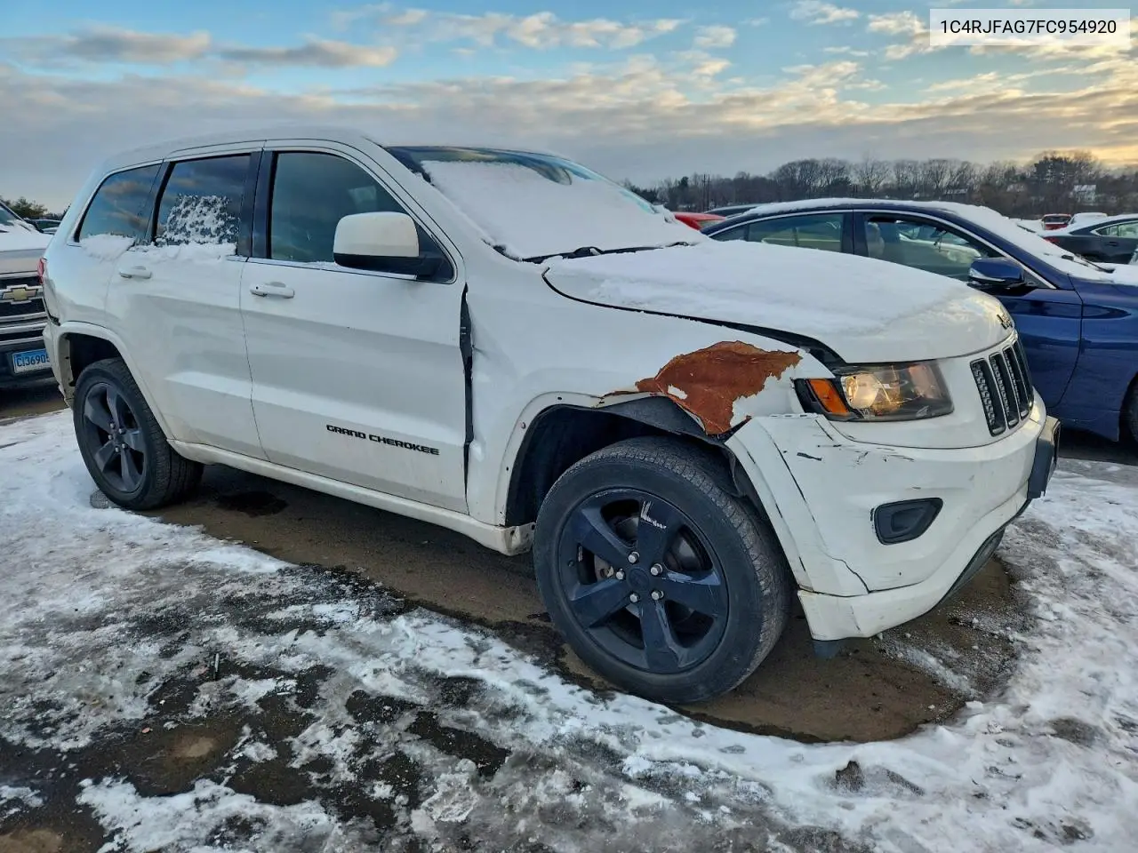 1C4RJFAG7FC954920 2015 Jeep Grand Cherokee Laredo