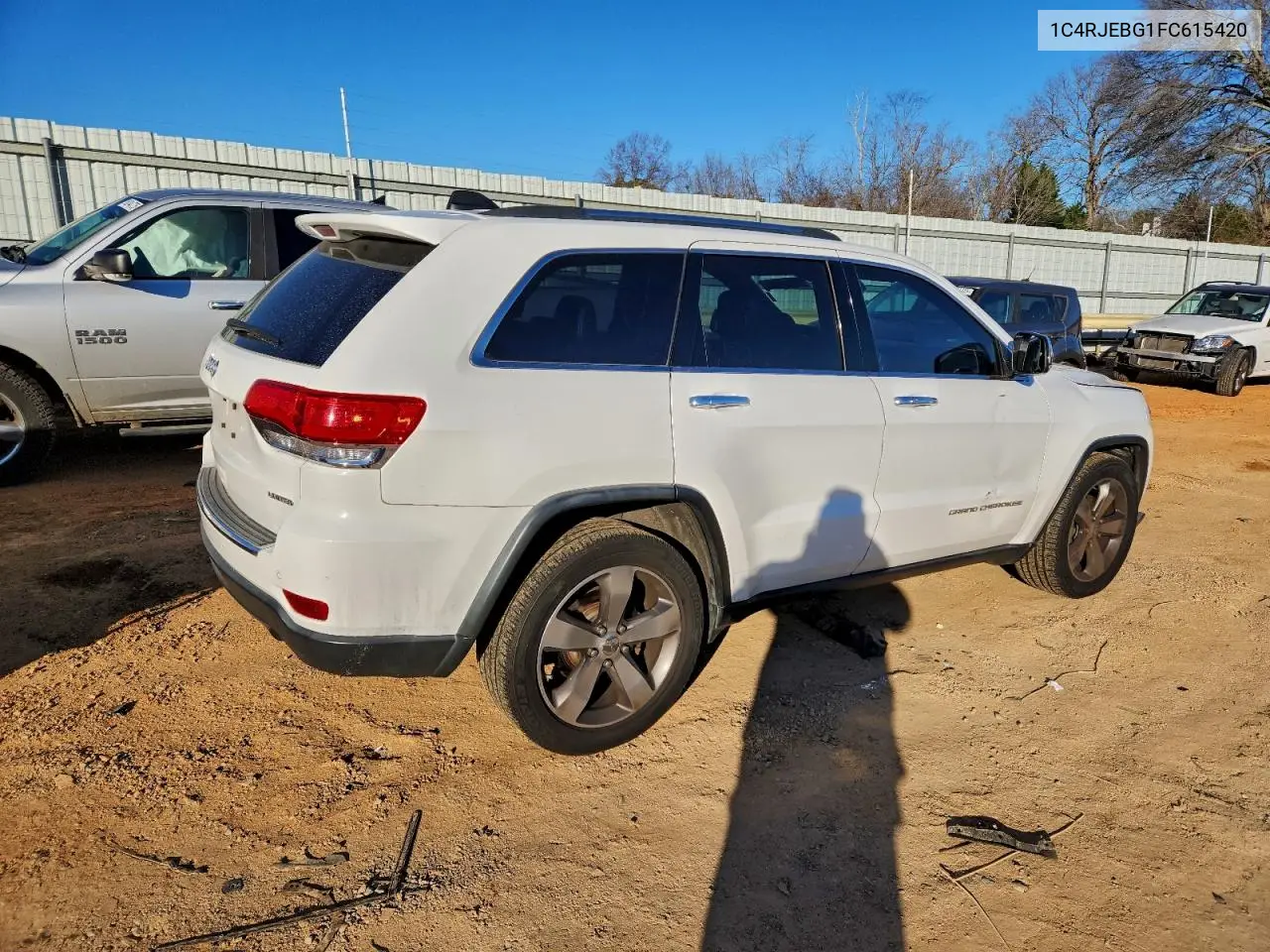 1C4RJEBG1FC615420 2015 Jeep Grand Cherokee Limited